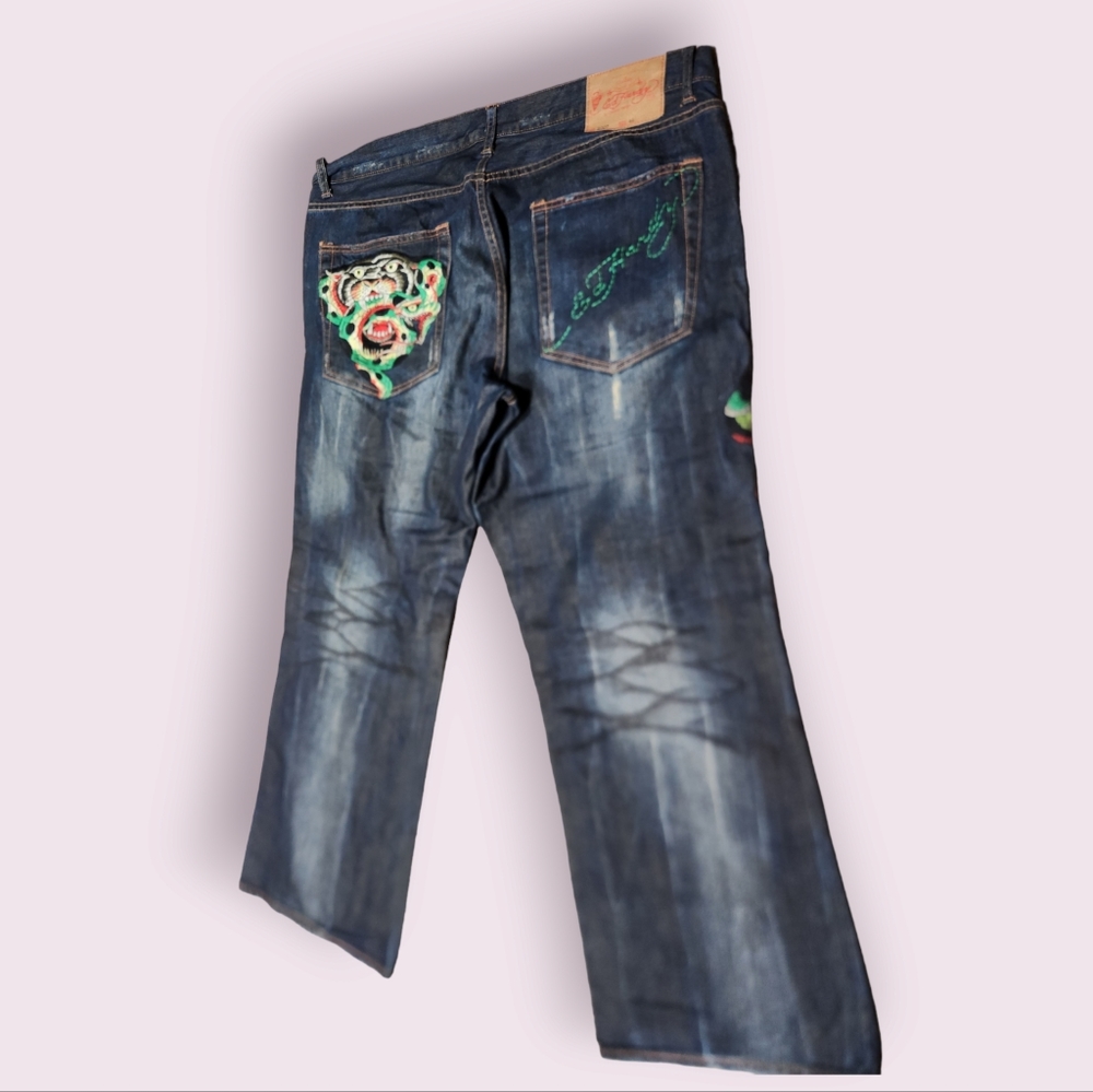 Y2k Ed Hardy Jeans Pants
